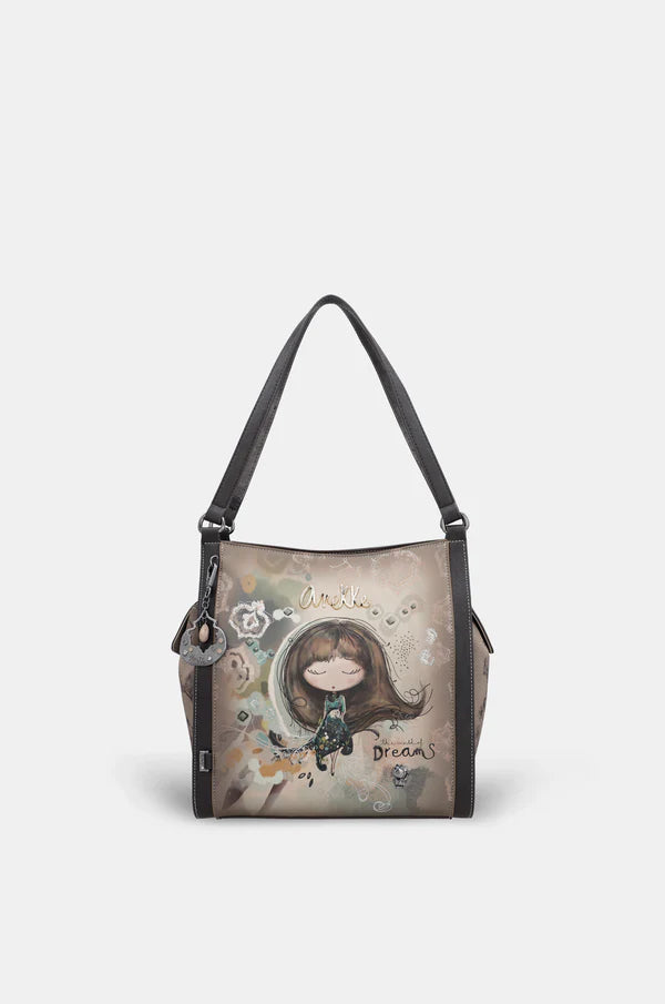 Borsa shopping Anekke The World of Dreams con doppi manici
