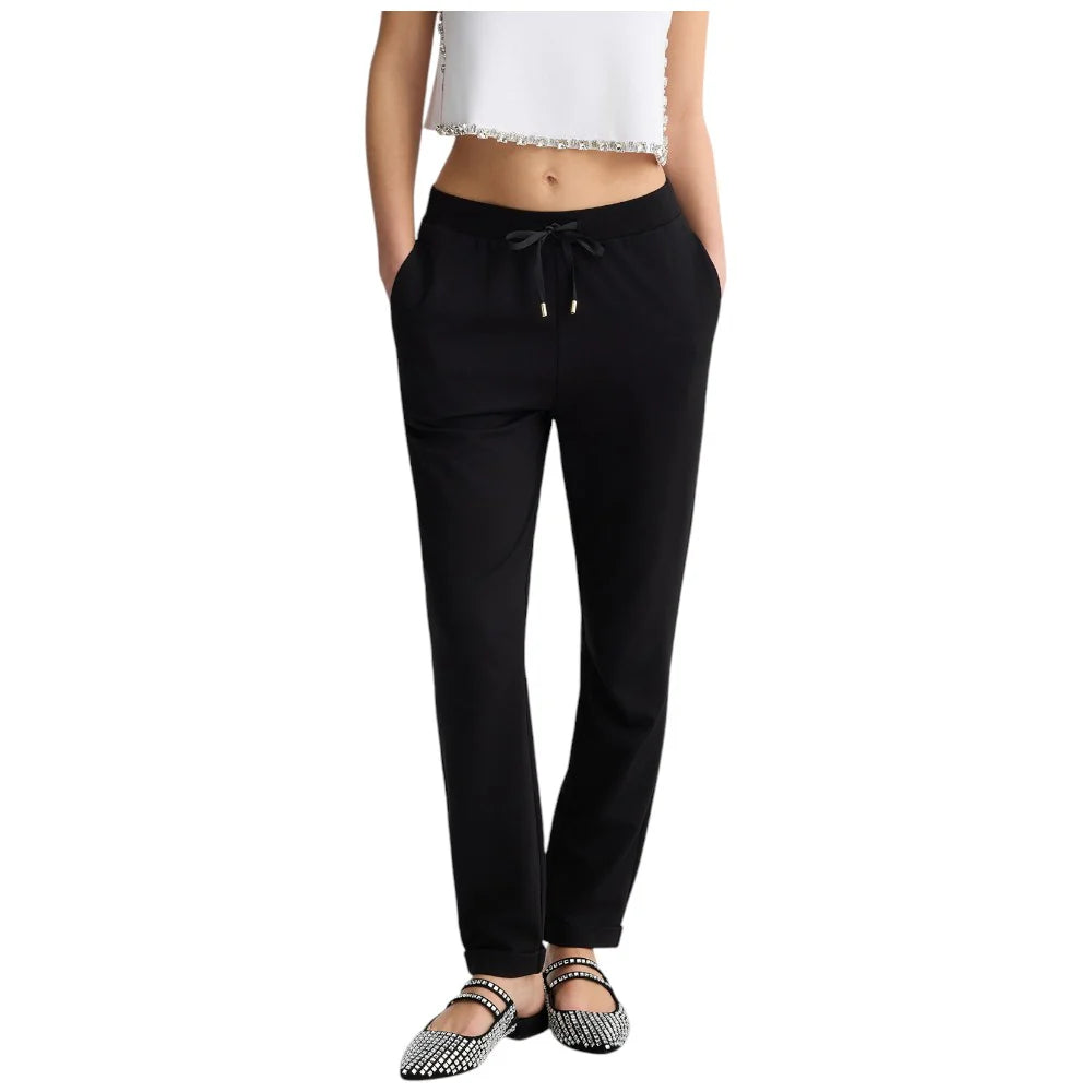 Liu Jo pantalone slim fit con coulisse regolabile