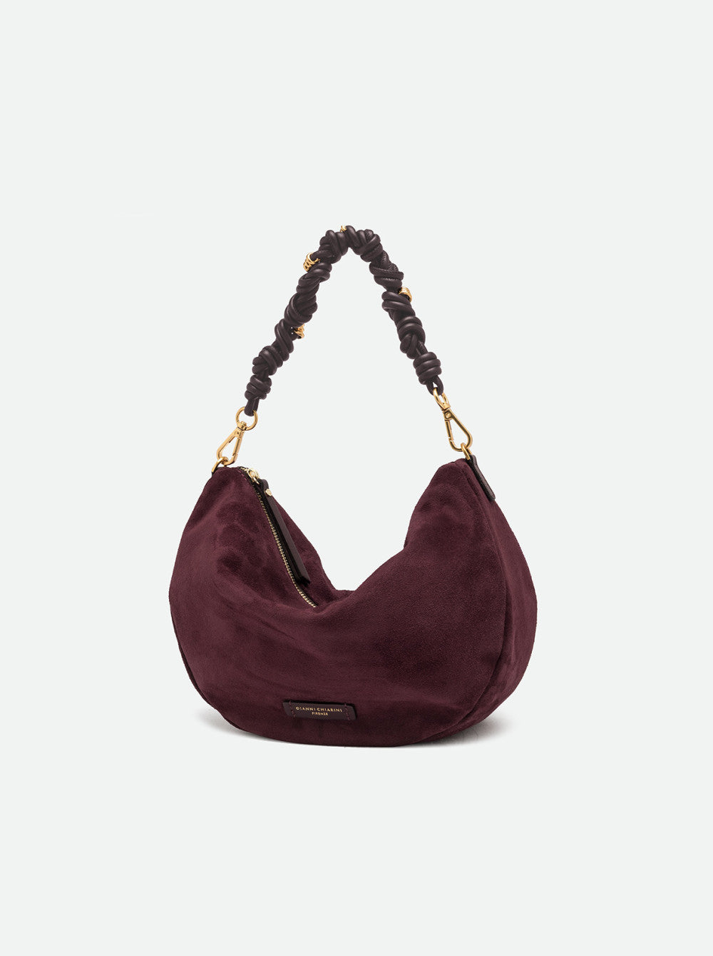 Gianni Chiarini Cleo Borsa Hobo in Pelle Scamosciata