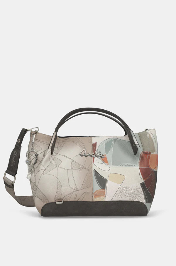 Borsa Anekke Donna a Mano Capiente con Tracolla Regolabile GRIGIO TU | Giò Fashion