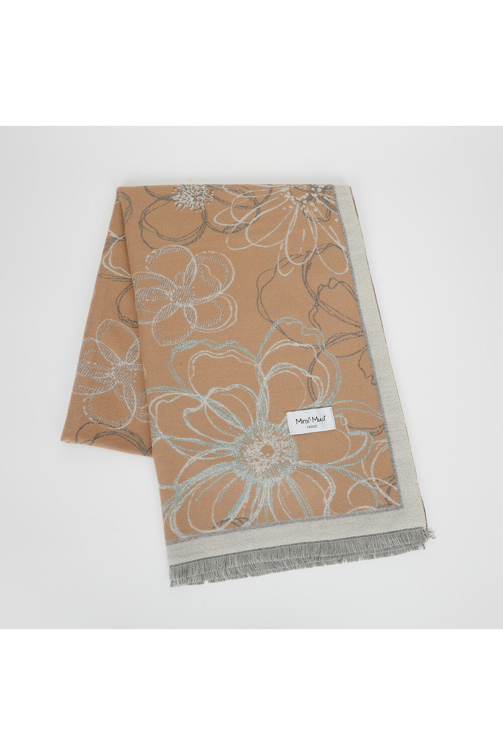 Sciarpa donna Mimi Mua con fantasia floreale elegante