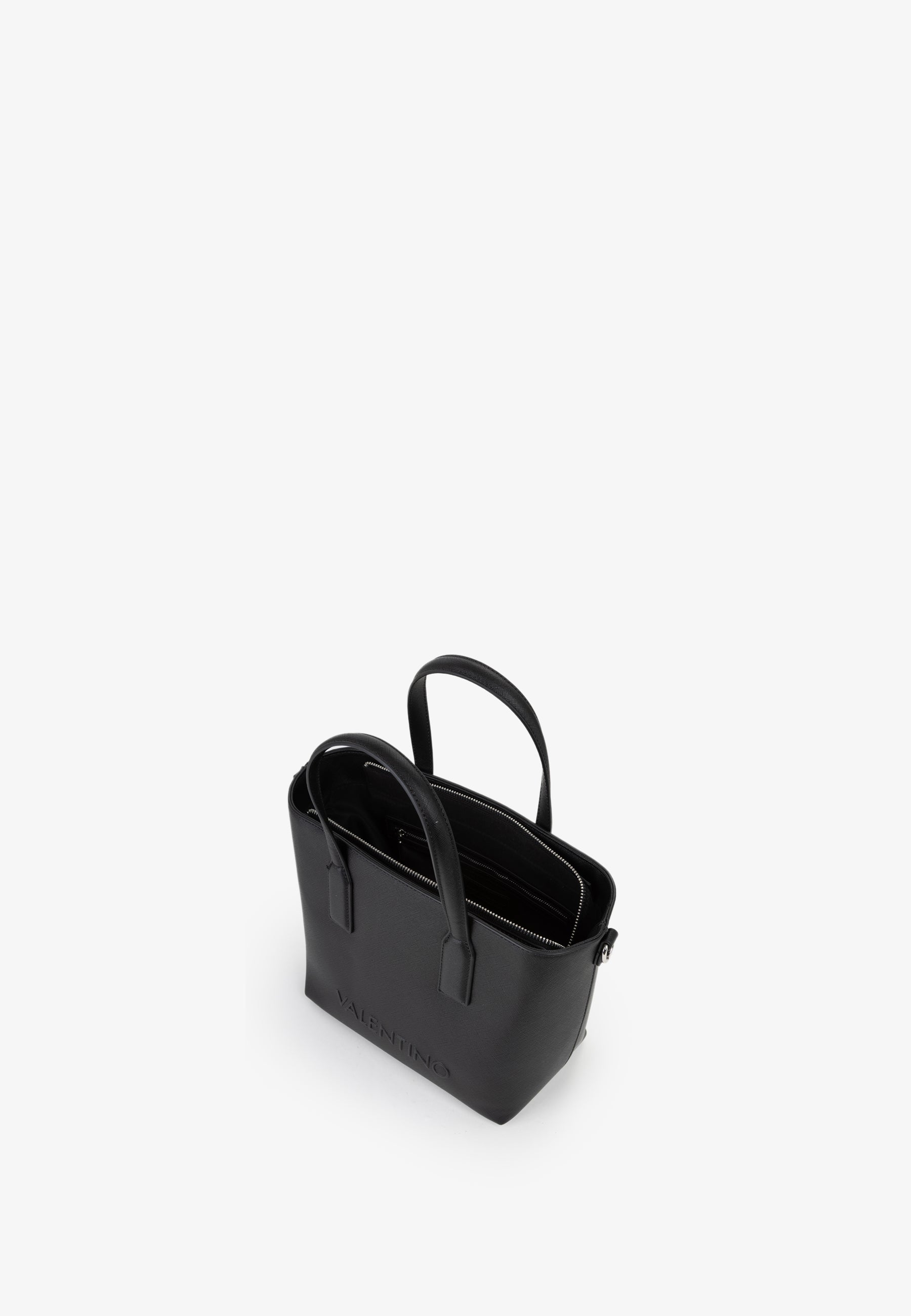 Borsa a mano donna Mario Valentino compatta con tracolla regolabile e design essenziale Nero TU | Giò Fashion