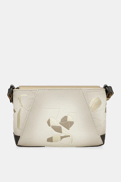 Borsa Tracolla Anekke Donna con Patta e Zip Compatta ed Elegante Beige TU | Giò Fashion