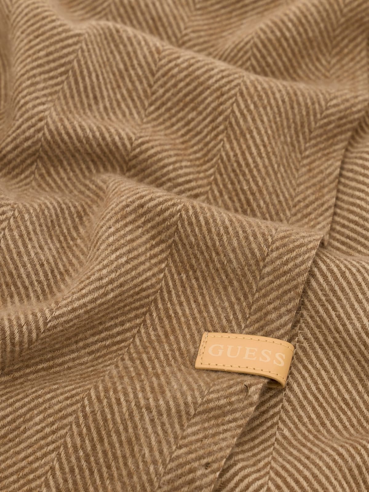 Guess Sciarpa Reversibile con Logo e Frange