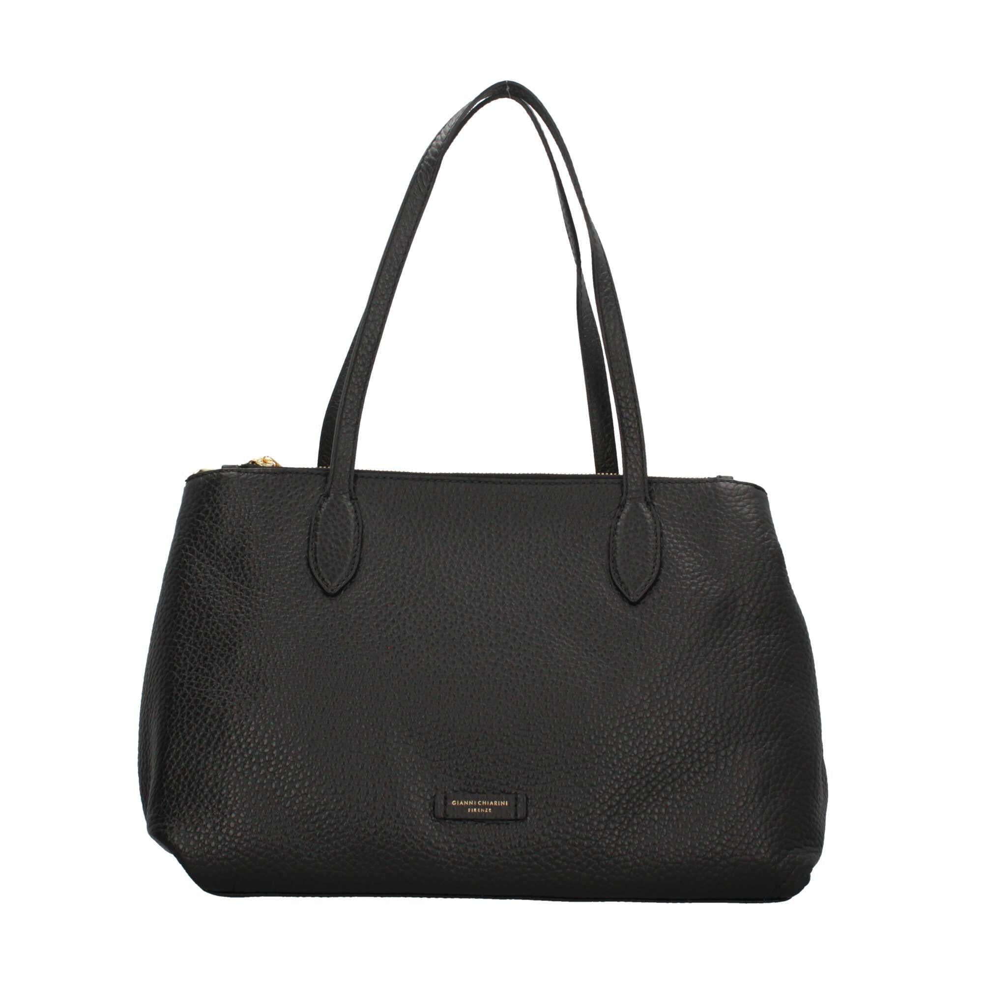 Gianni Chiarini Mara - Shopping Bag Elegante e Versatile in Pelle Grana Maxi