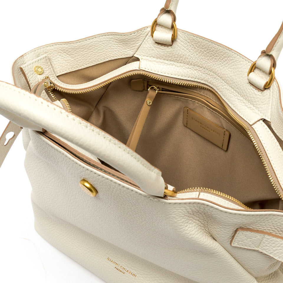 Borsa a Mano Gianni Chiarini Claudette in pelle Beige TU | Giò Fashion
