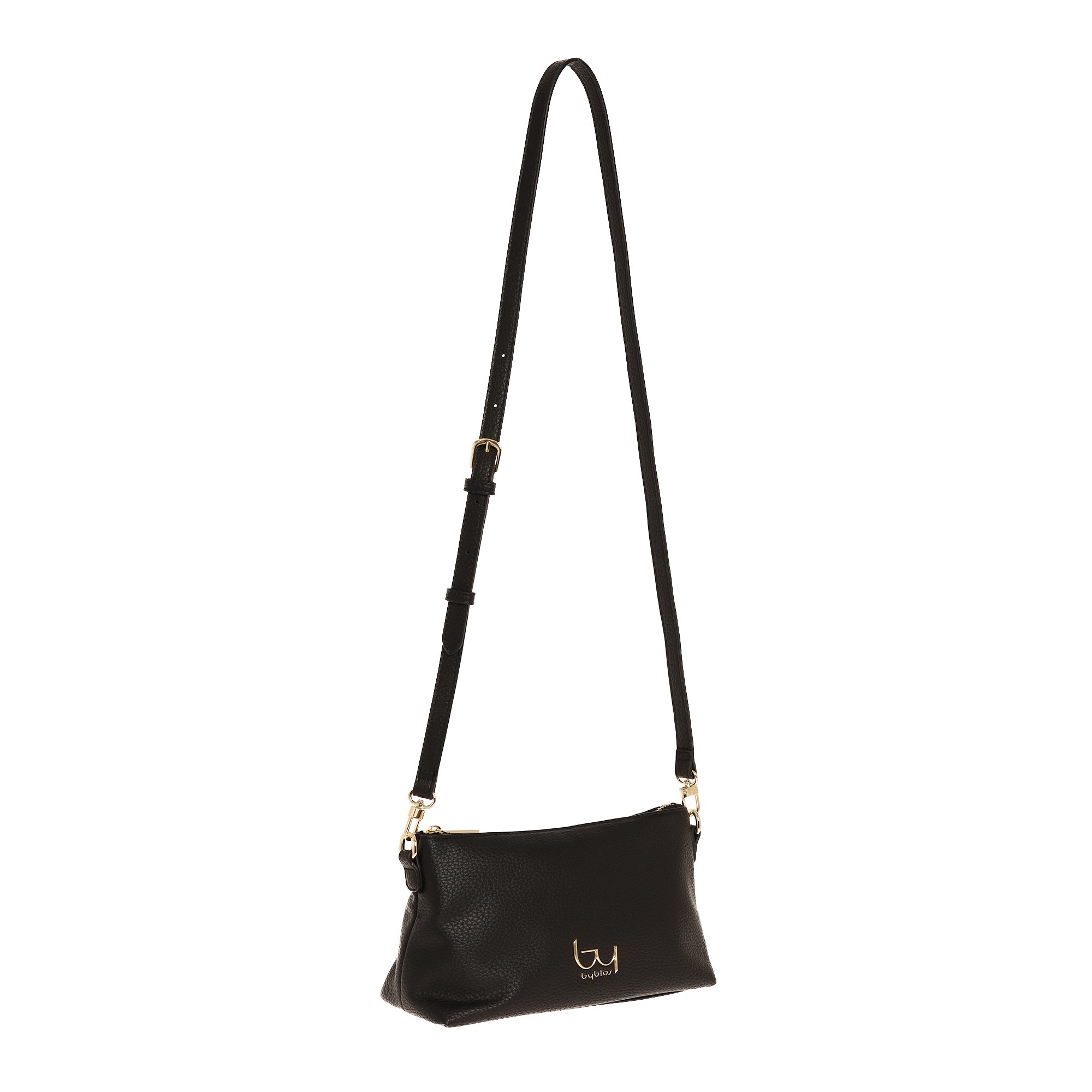 Borsa a tracolla Byblos donna compatta con zip e design essenziale elegante Nero TU | Giò Fashion