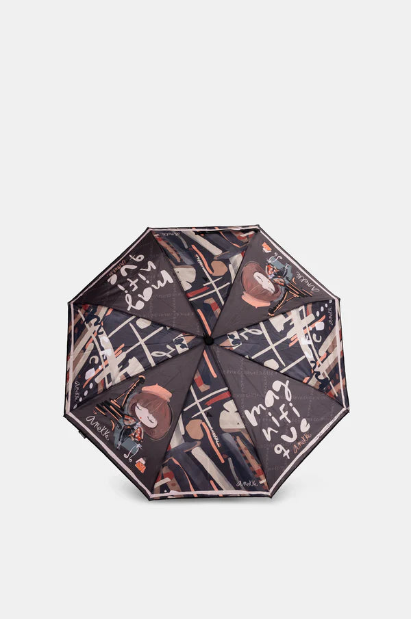 Ombrello Anekke donna con fantasia illustrata