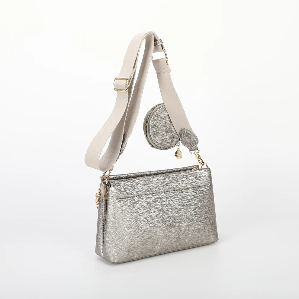 Borsa Mimi Mua a tracolla con pochette rotonda