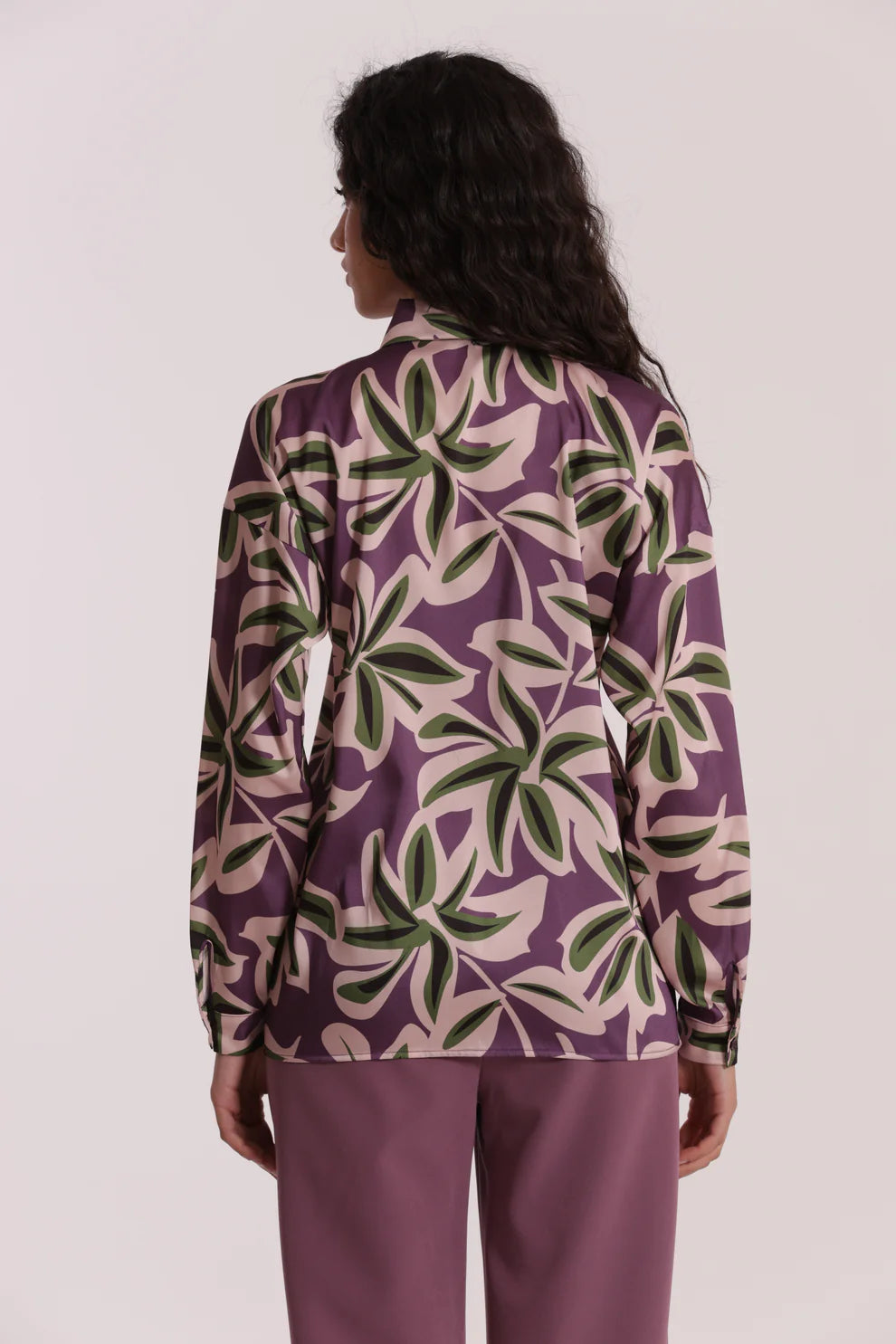 Camicia donna Mimi Mua con fantasia moderna