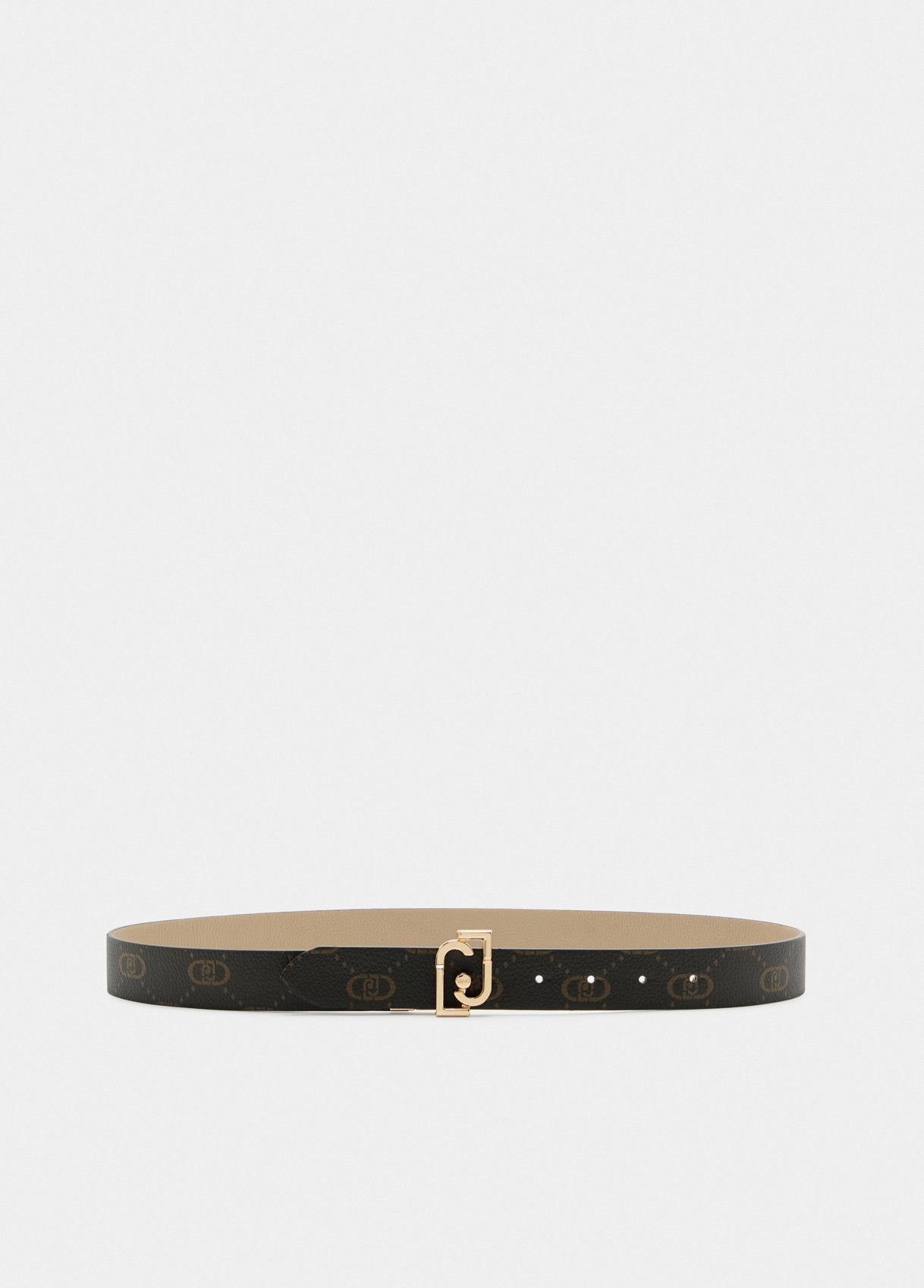 Cintura Liu Jo reversibile con logo e fibbia dorata