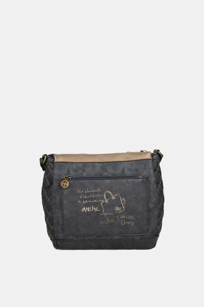 Borsa a tracolla Anekke con design urbano e dettagli artistici