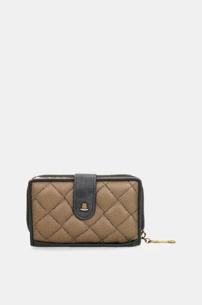 Portafoglio Anekke Contemporary medio con zip e ricami