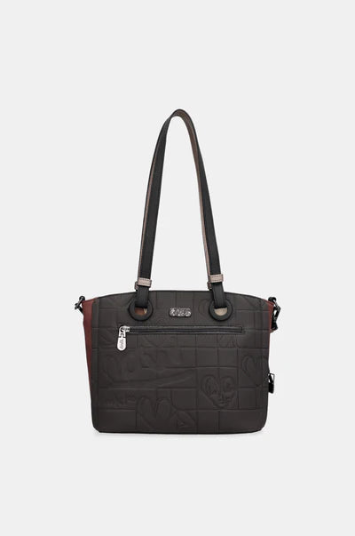 Borsa shopping Anekke con doppio manico e stampa creativa