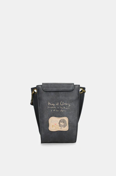 Borsa a tracolla piccola Anekke Contemporary con patta e tracolla regolabile