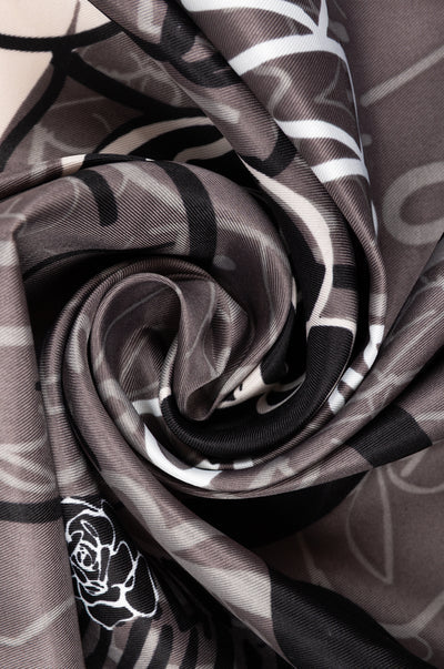 Foulard Anekke Pure con fantasia floreale