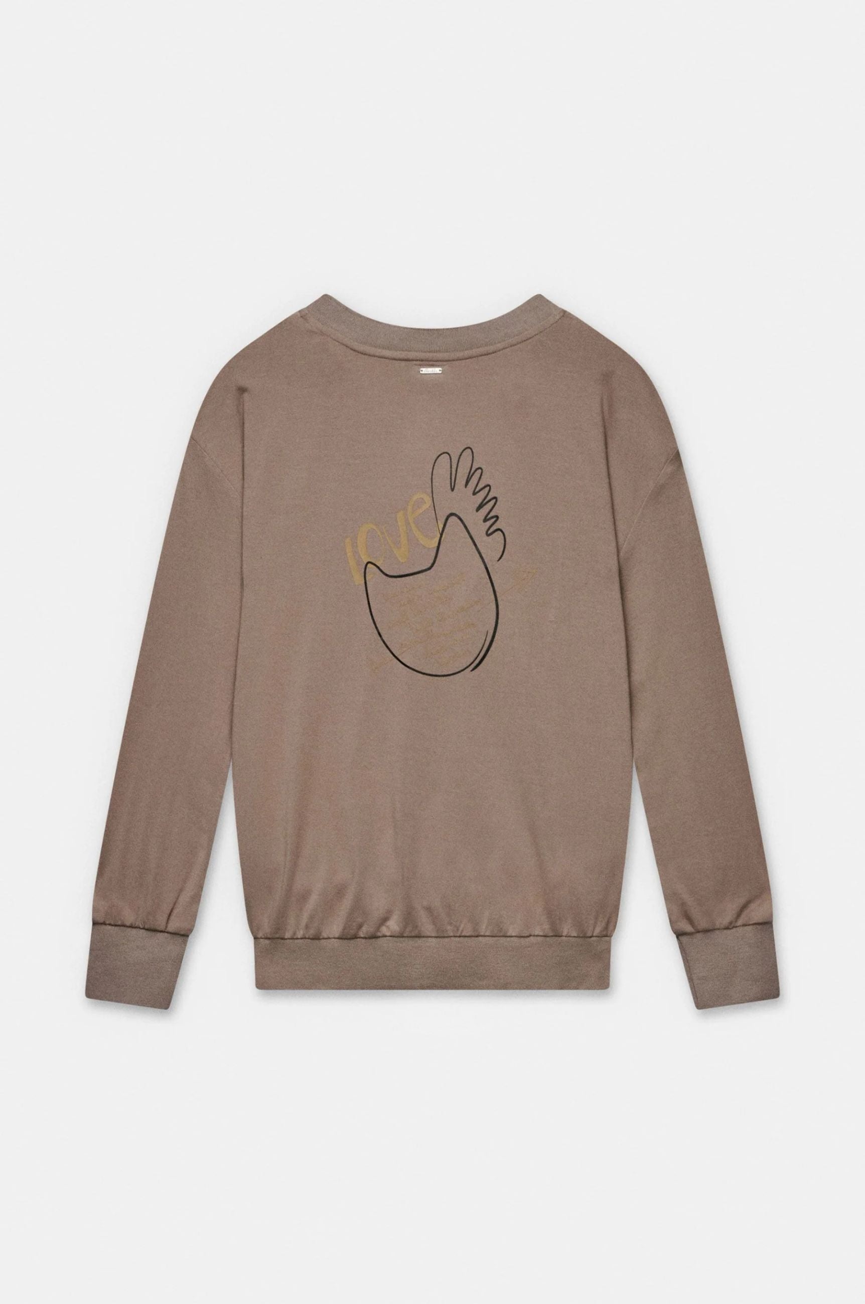 Maglia Donna Anekke Tulip a Maniche Lunghe con Scollo a V e Stampa Artistica