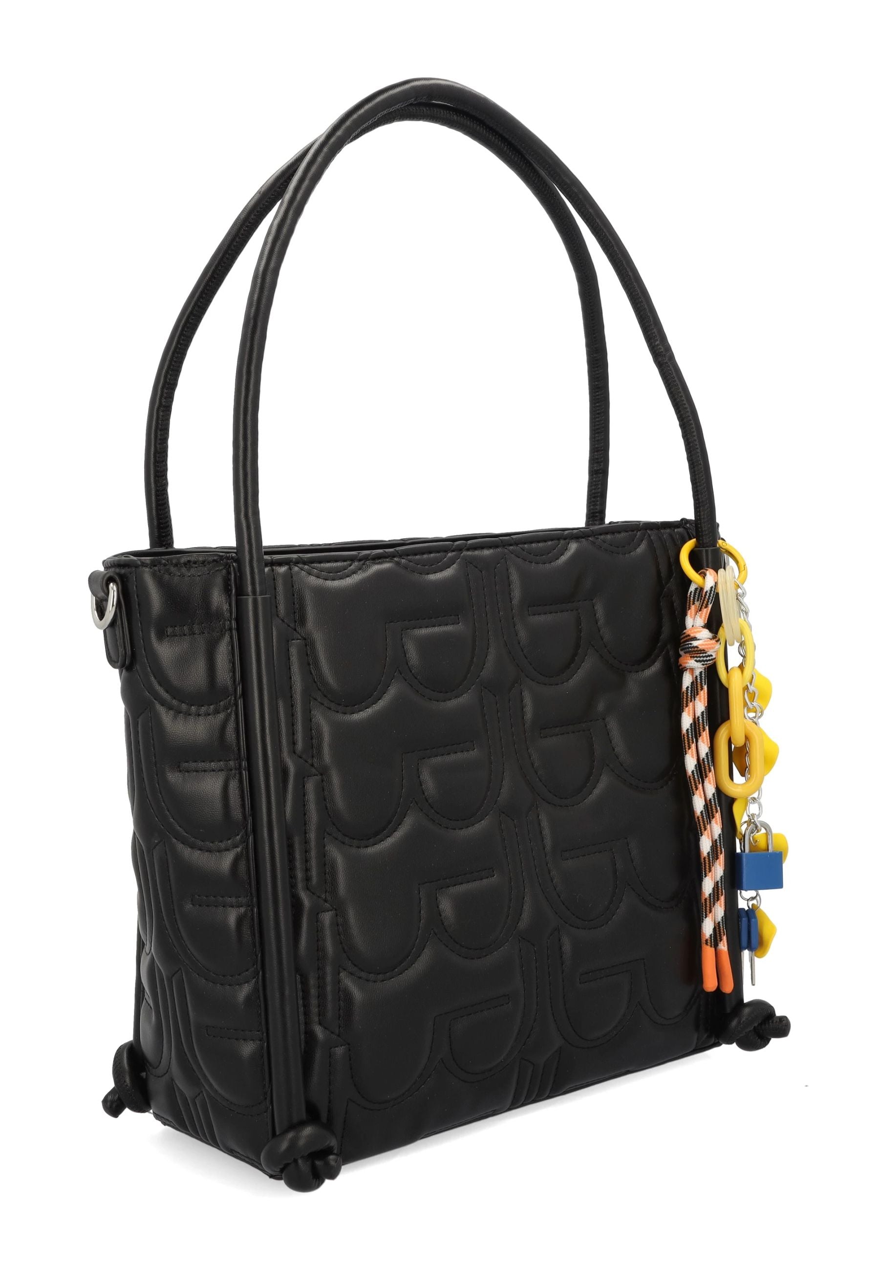 Shopper Donna By Byblos con Logo Ricamato All Over e Tracolla