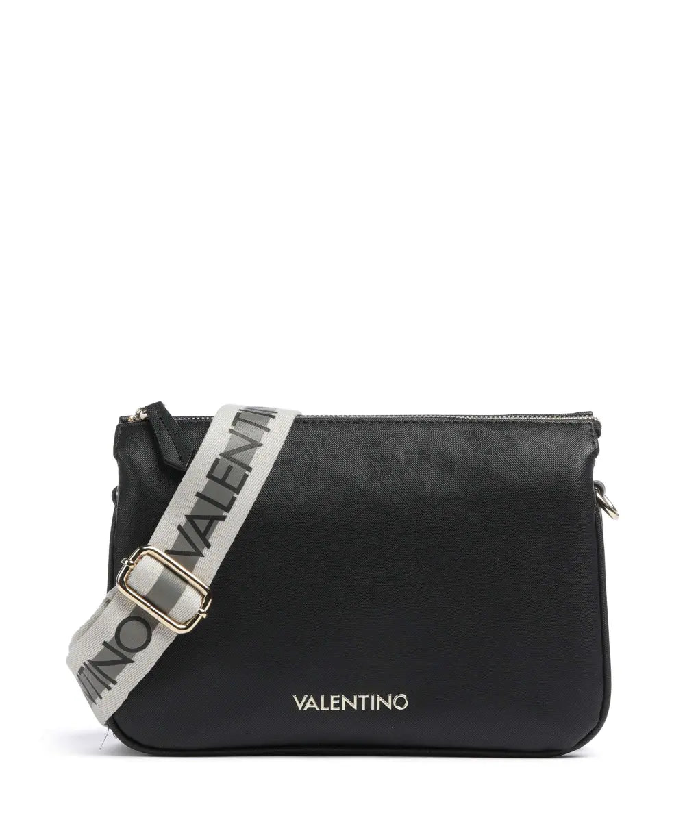 Valentino pochette elegante con tracolla rimovibile e logo frontale