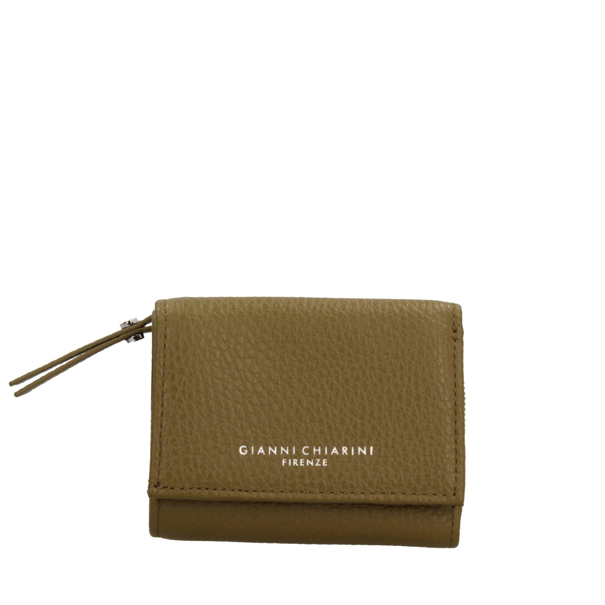 Gianni Chiarini Compact Wallet - Portafoglio Compatto in Pelle Grana