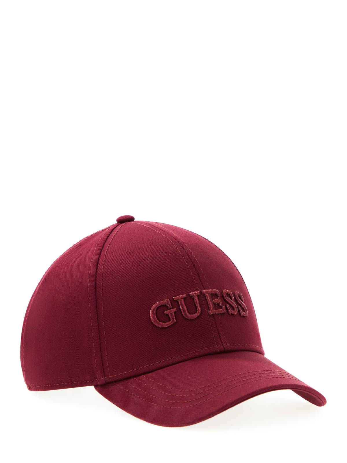 Cappello Guess donna modello baseball con logo frontale glitter BORGOGNA TU | Giò Fashion