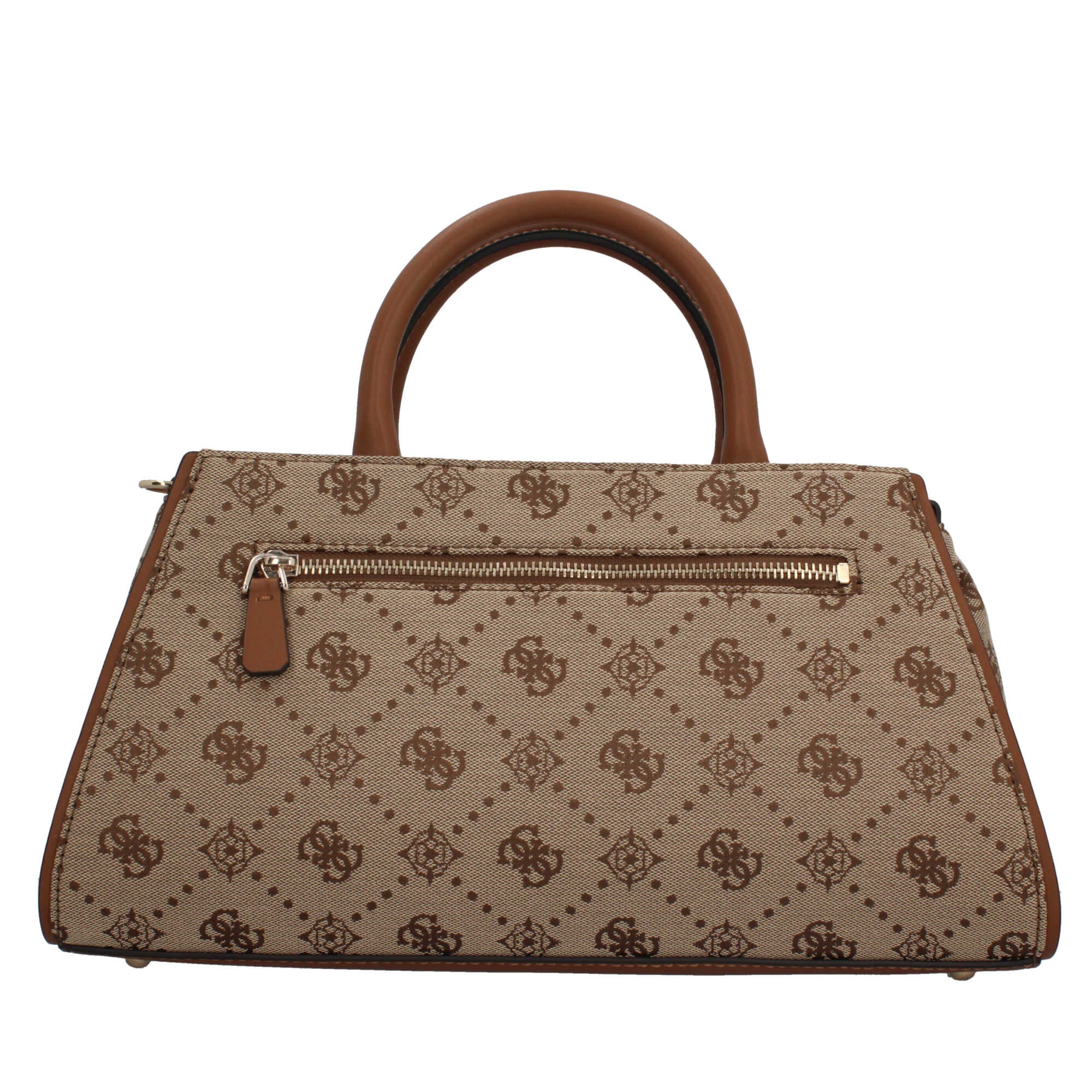 Borsa a mano Guess con logo frontale e dettagli catena Beige TU | Giò Fashion