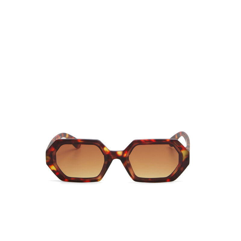 OKKIA Andrea Occhiali da Sole Unisex Esagonali con Lenti Sfumate e Protezione UV400