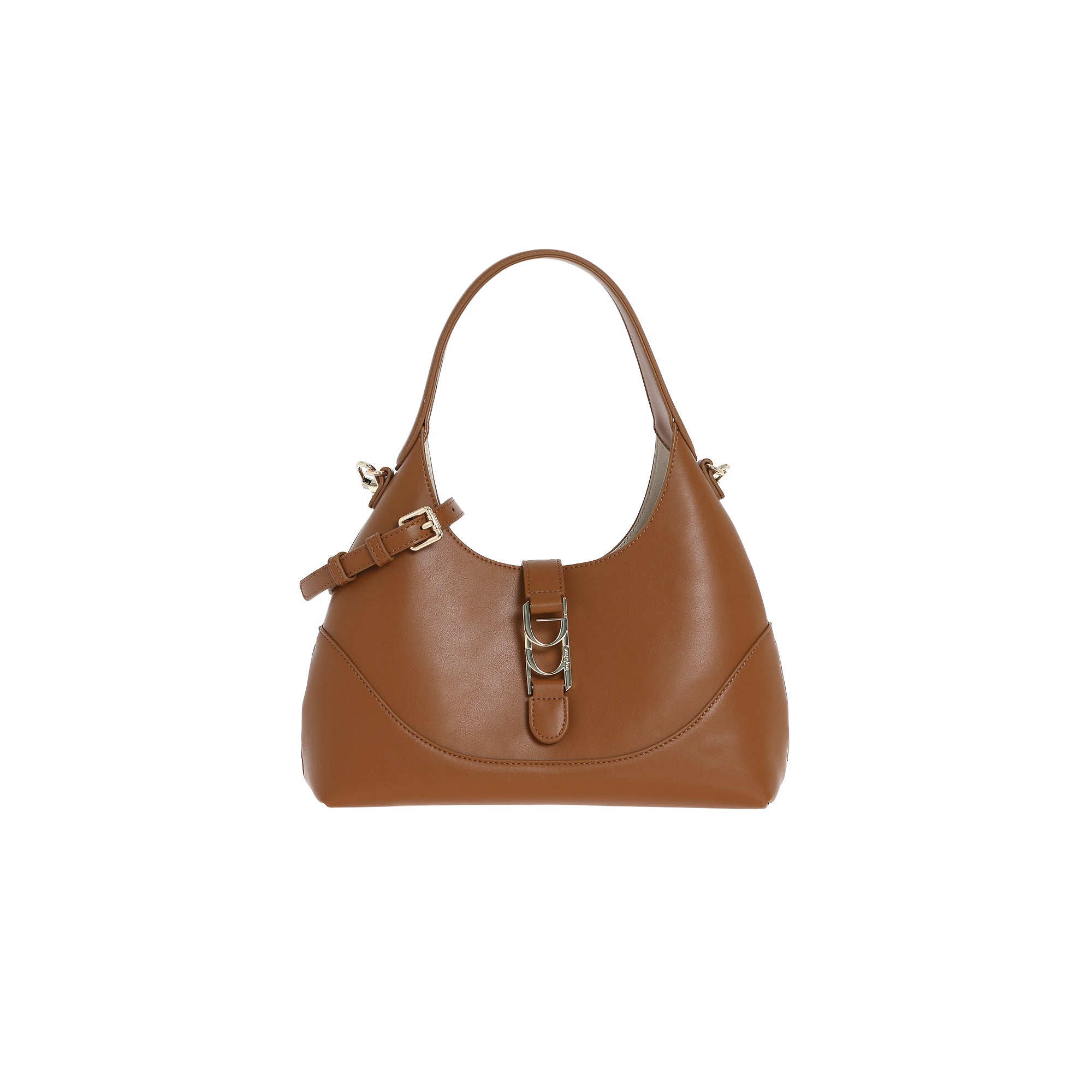 Borsa a spalla By Byblos con fibbia decorativa e tracolla regolabile CUOIO TU | Giò Fashion