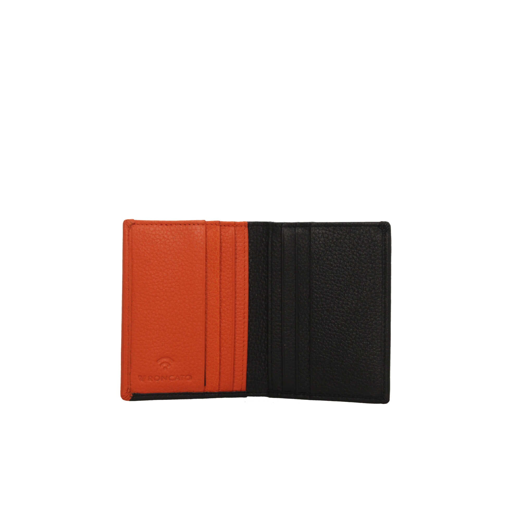 Porta carte di credito Iron Roncato Nero/Arancio TU | Giò Fashion