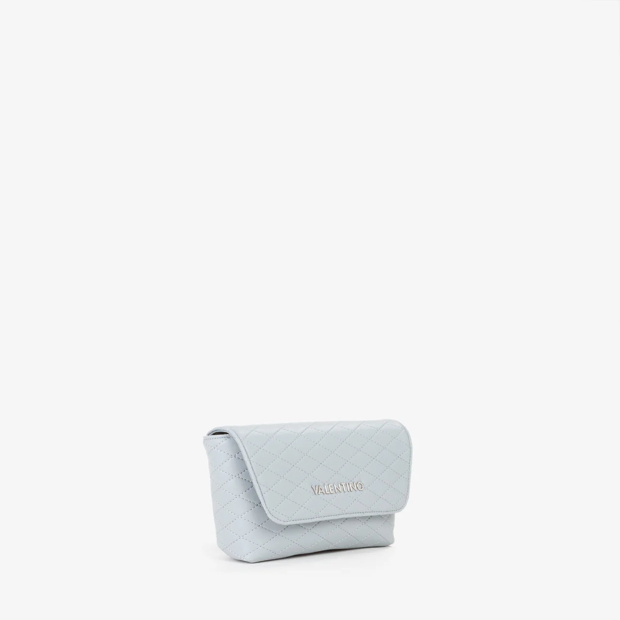 Valentino mini borsa donna trapuntata con patta AZZURRO TU | Giò Fashion