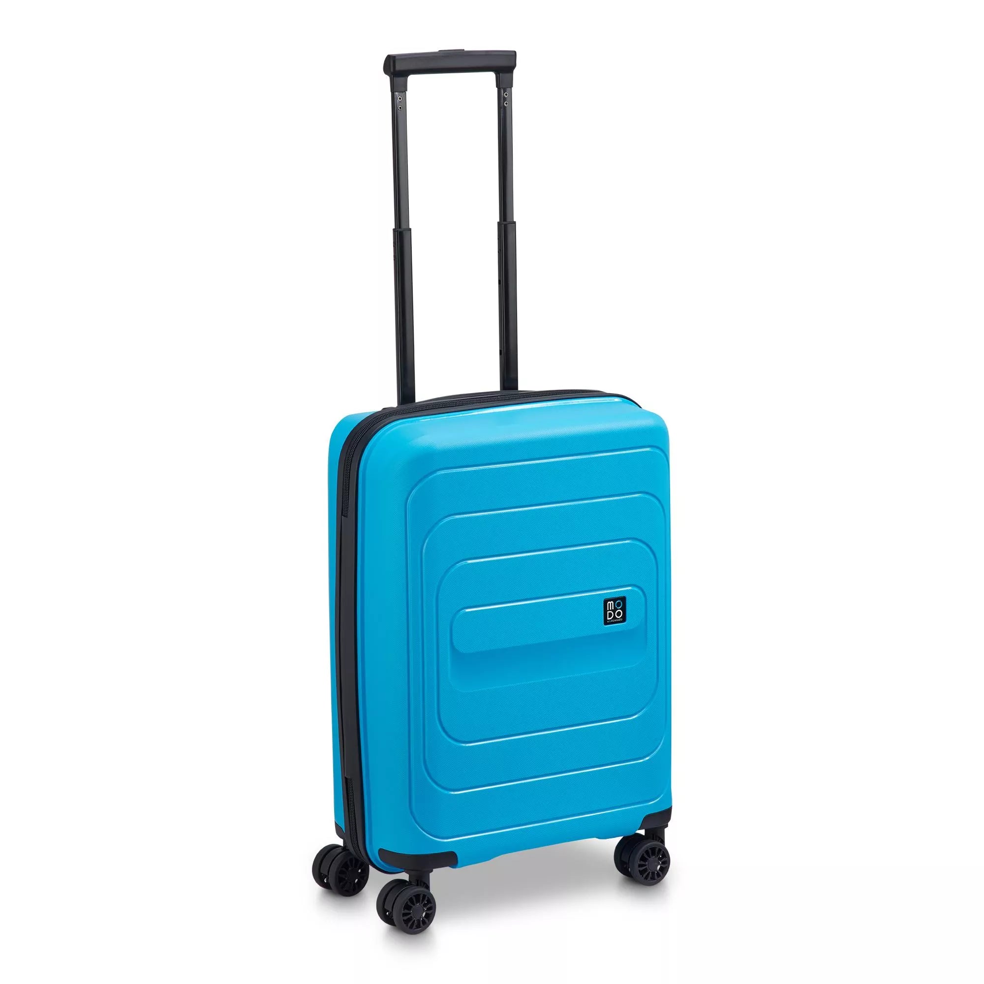 Modo by Roncato Trolley Bagaglio a Mano 4 Ruote Rigido 55x40x20 AZZURRO TU | Giò Fashion