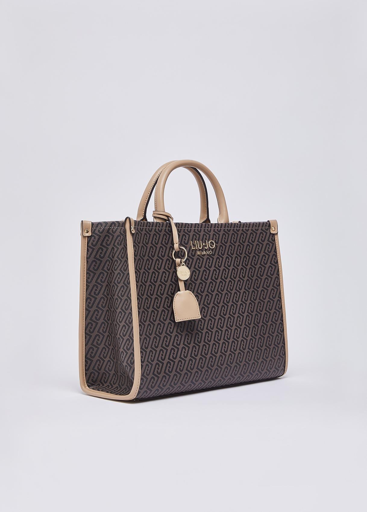 Borsa a mano Liu Jo da donna con tracolla removibile elegante strutturata Marrone TU | Giò Fashion