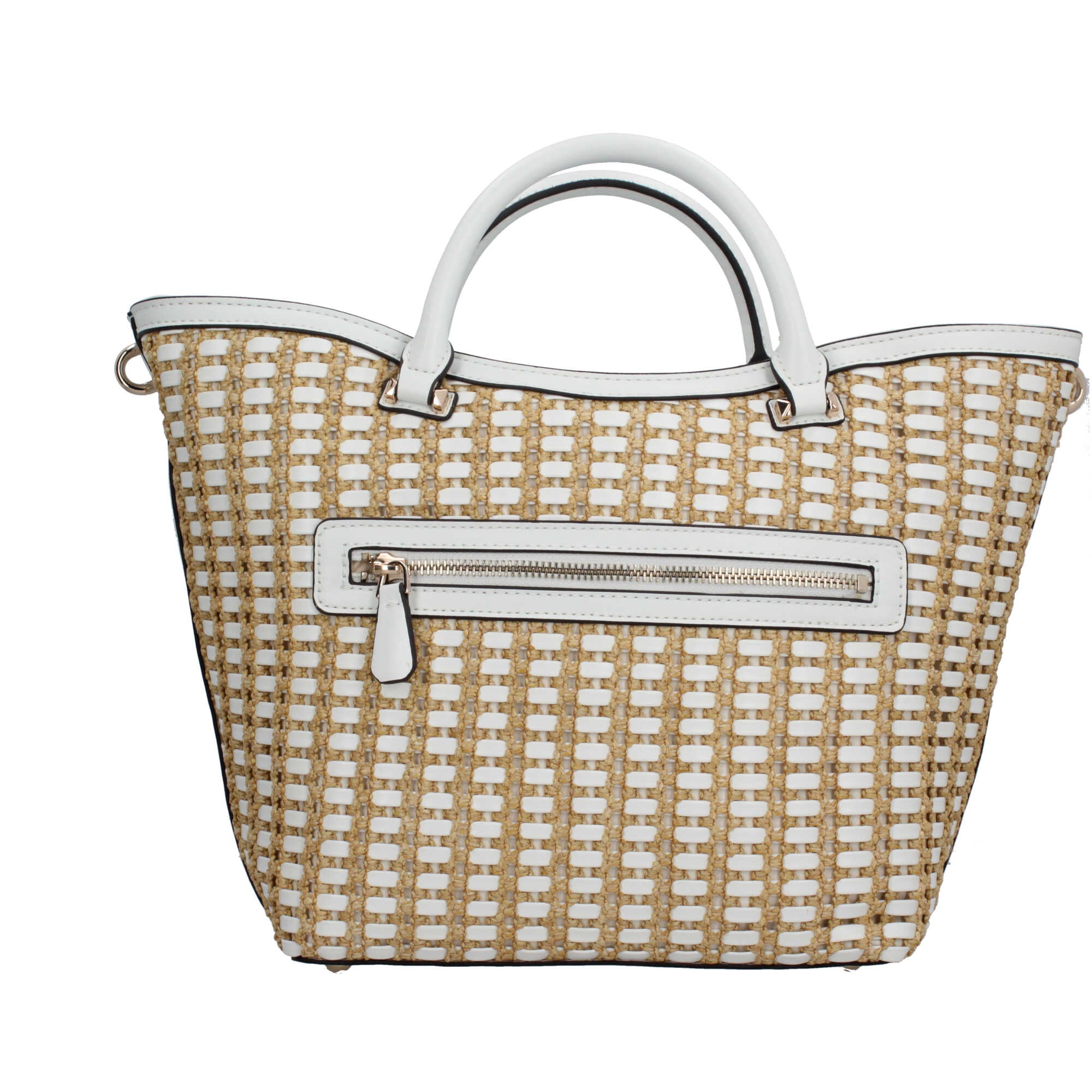 Borsa tote Guess con design intrecciato e finiture eleganti