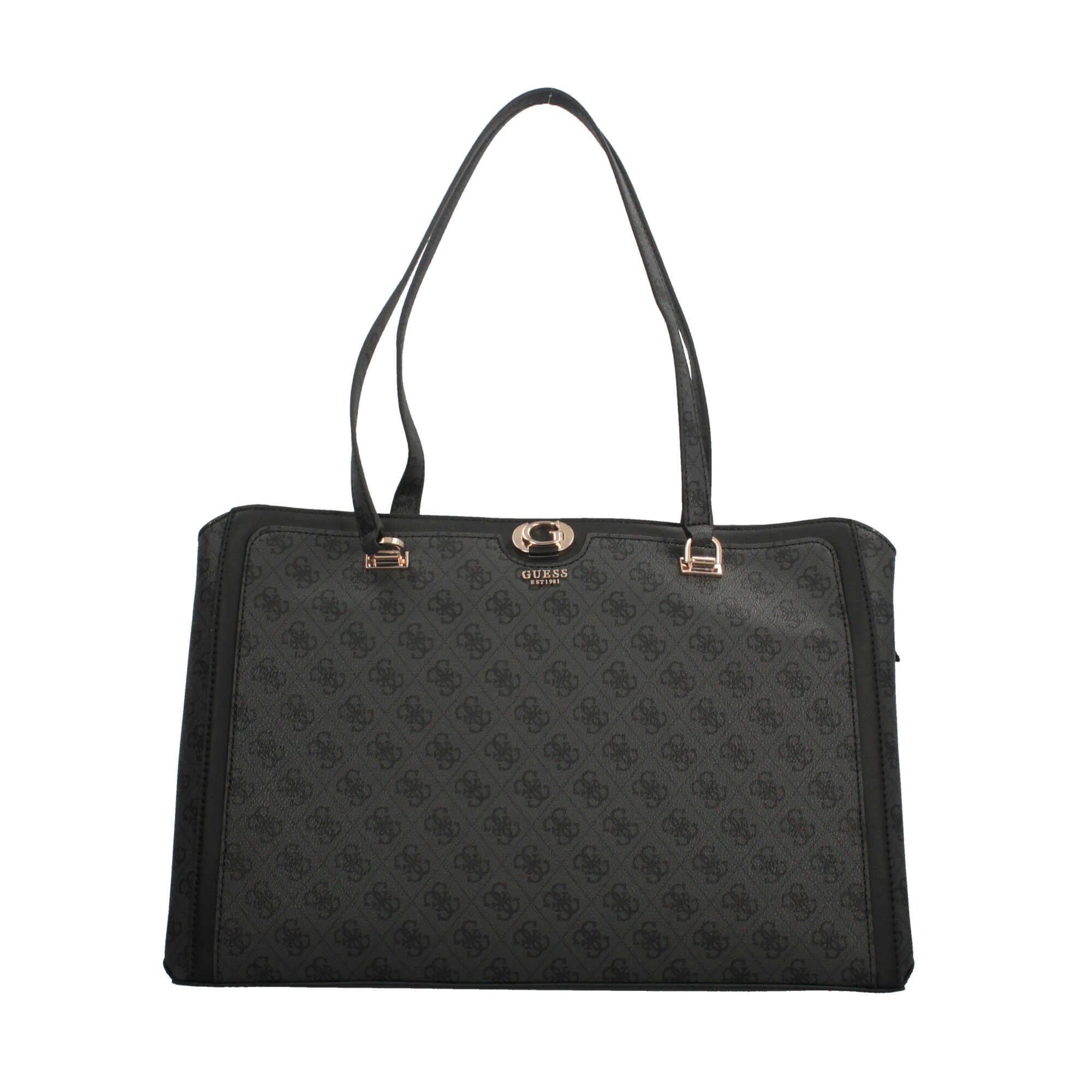 Borsone Guess con chiusura zip Nero TU | Giò Fashion