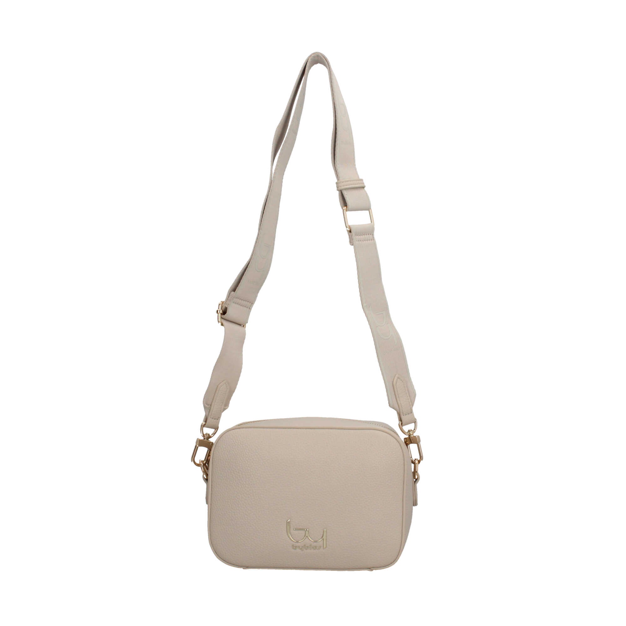 Pratica Borsa a Tracolla con Logo By Byblos NUDE TU | Giò Fashion