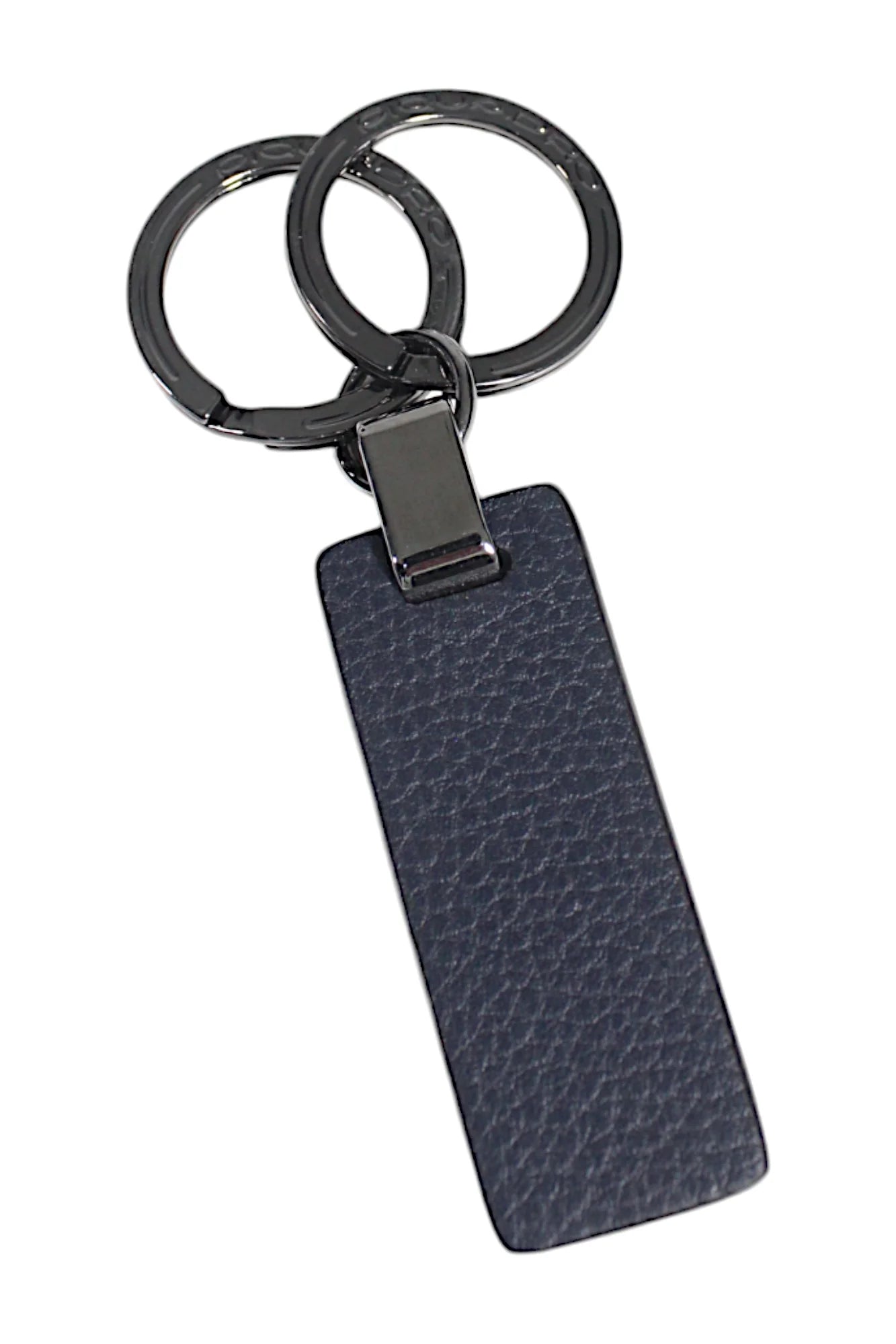 Portachiavi uomo Piquadro in pelle con due anelli