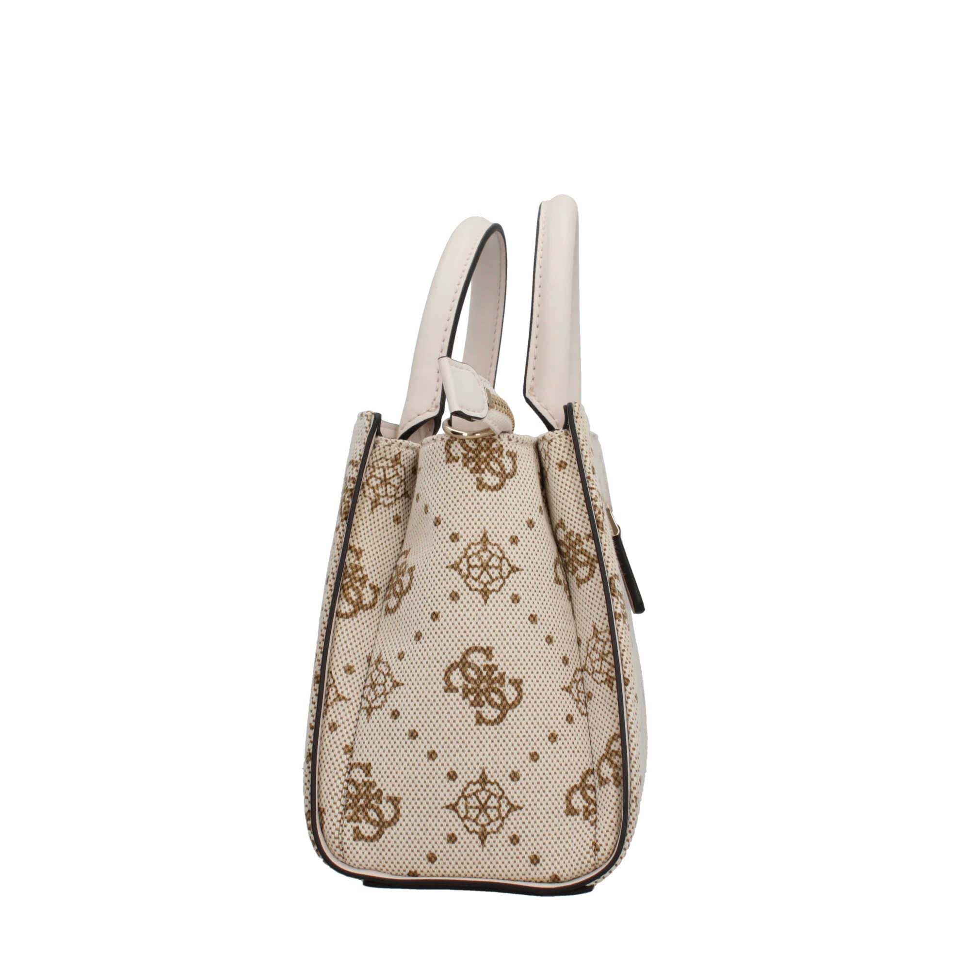Borsa a mano logata con tracolla removibile Guess Beige TU | Giò Fashion