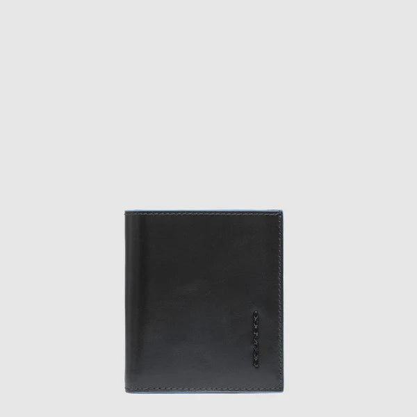 Portafoglio Piquadro uomo in pelle con portacarte e scomparti interni NERO TU | Giò Fashion