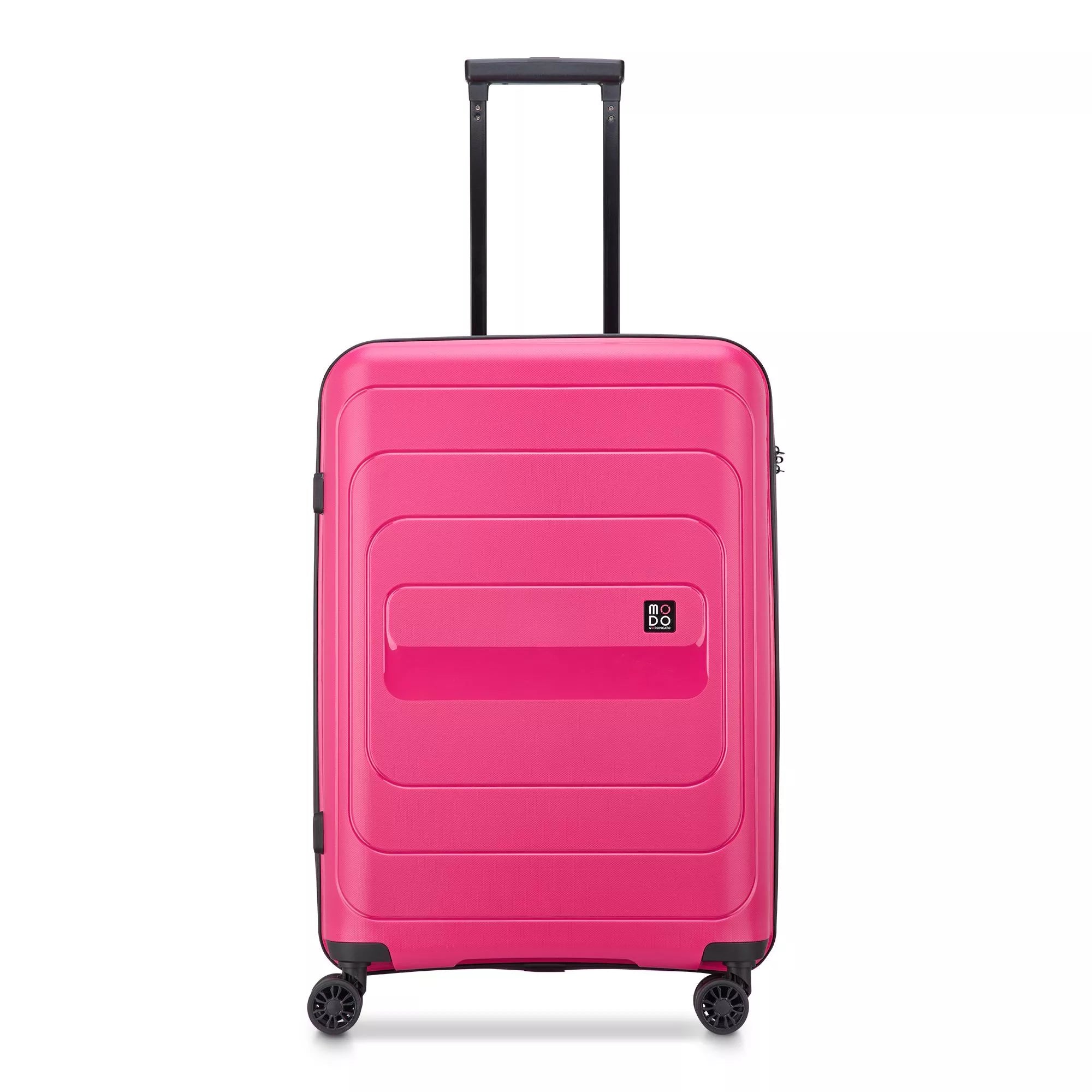 Modo by Roncato Trolley Medio Rigido 4 Ruote da Viaggio 66x43,5x25 Rosa TU | Giò Fashion