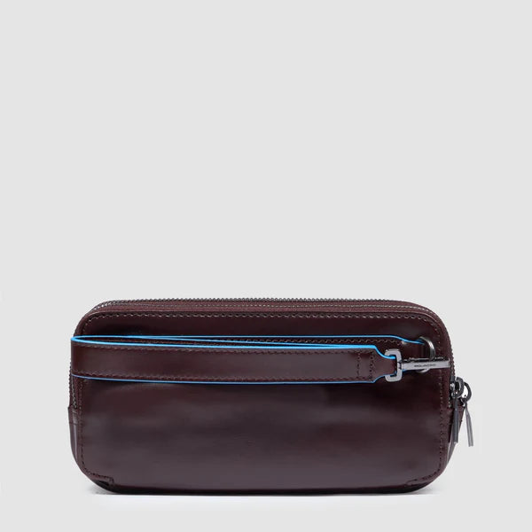 Astuccio Piquadro con Tre Scomparti e Polsiera Removibile MOGANO TU | Giò Fashion