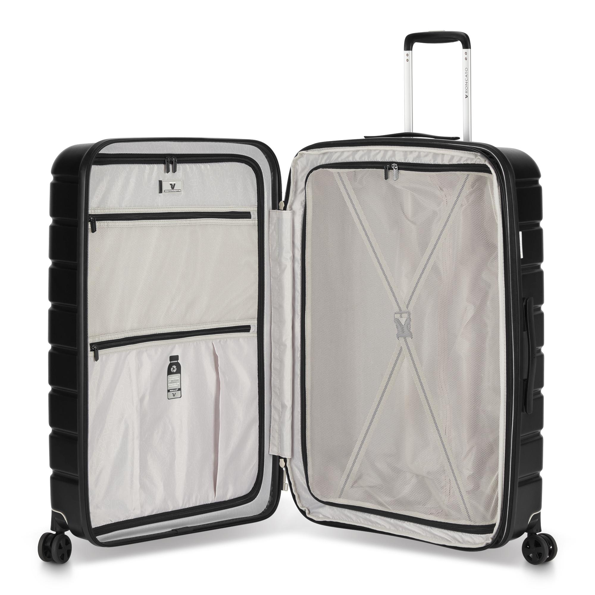 Valigia Trolley Espandibile Roncato Nero TU | Giò Fashion