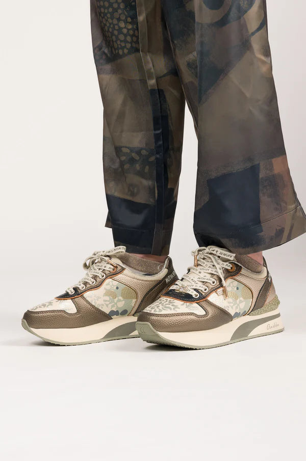 Sneakers donna Anekke con suola platform e inserti decorativi Beige 41 | Giò Fashion