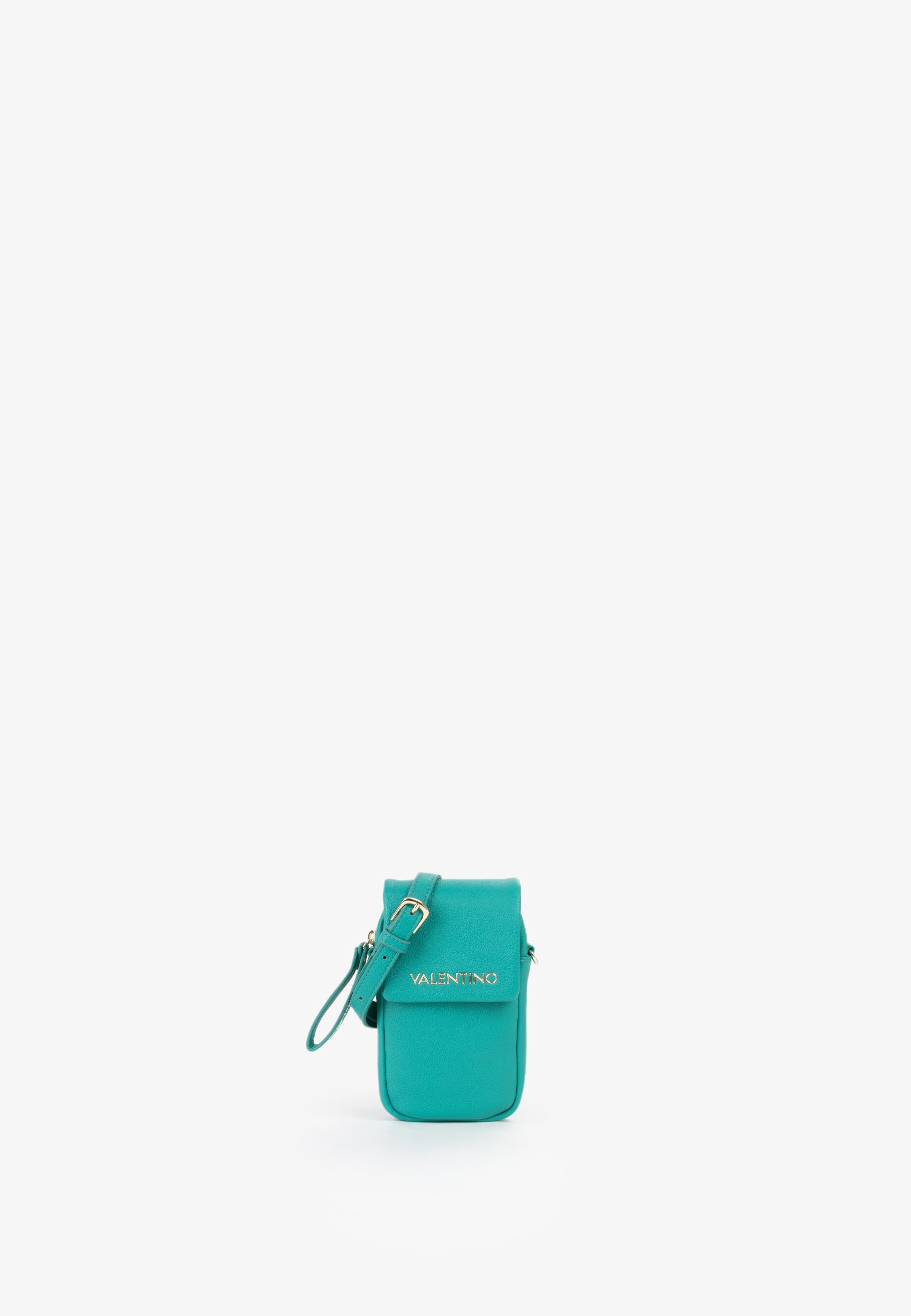 Mini borsa tracolla donna Mario Valentino con patta e logo frontale Verde TU | Giò Fashion