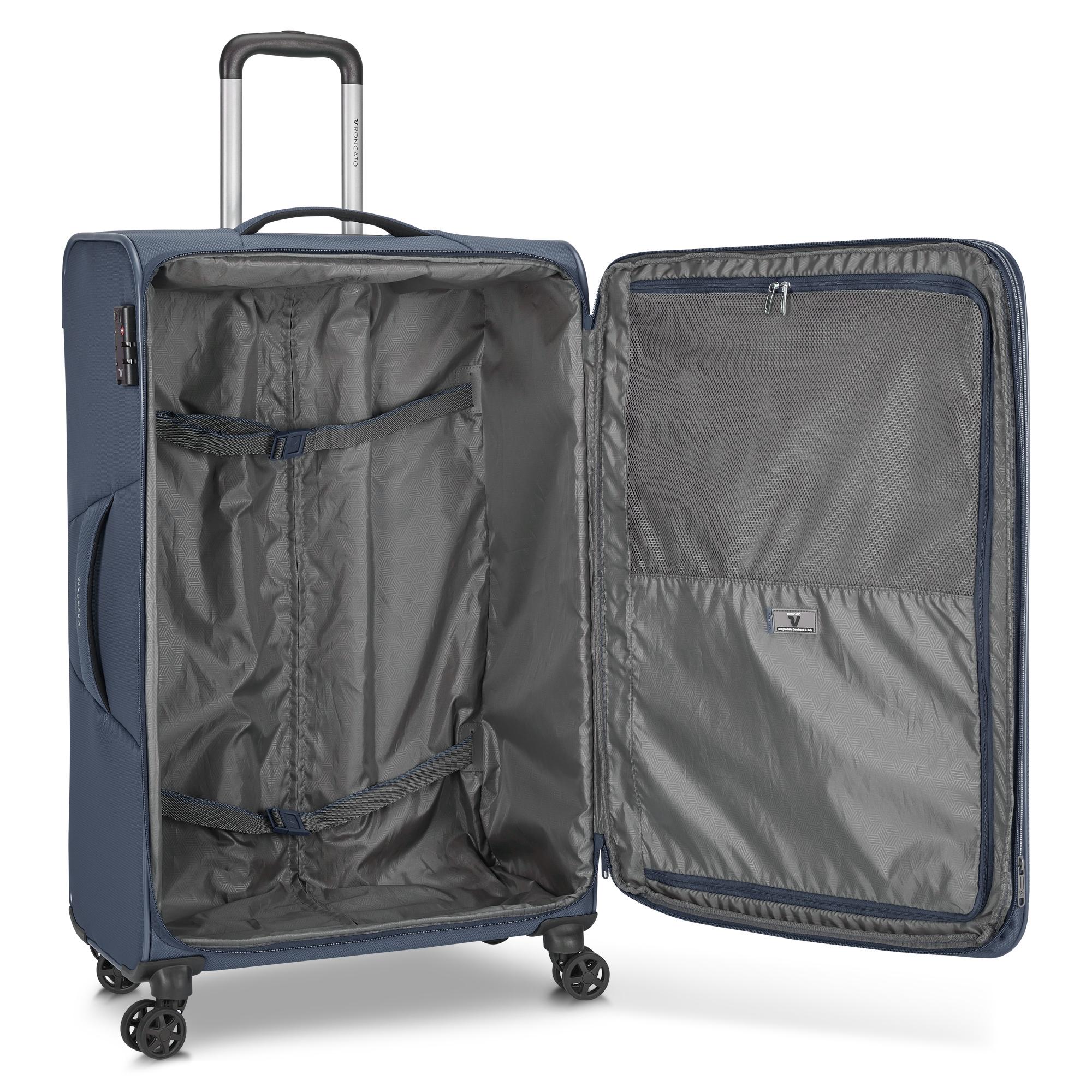 Valigia Trolley Grande "Voyager" Roncato BLU NOTTE TU | Giò Fashion