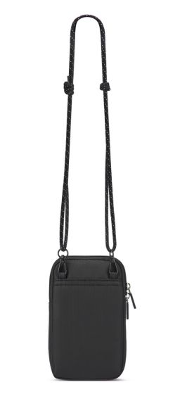 Roncato tracolla compatta porta smartphone con corda regolabile e tasche zip NERO TU | Giò Fashion