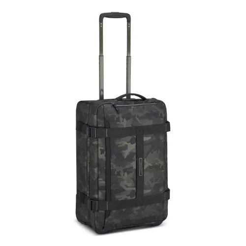 Trolley cabina compatto con ruote e manico telescopico pratico CAMOUFLAGE TU | Giò Fashion