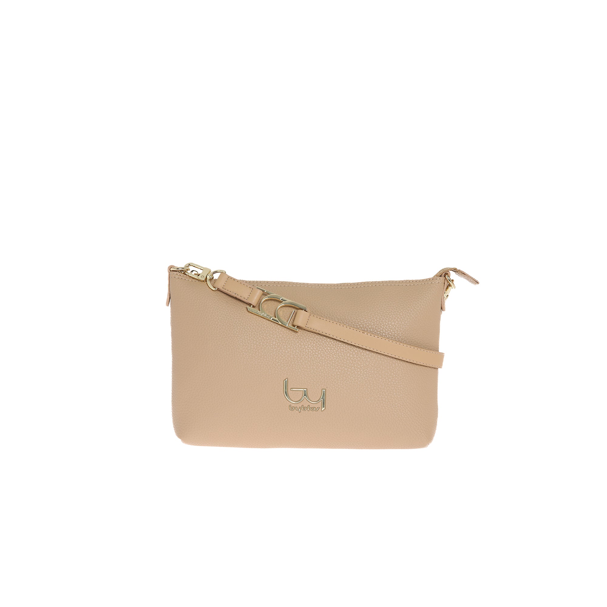 Borsa a tracolla con chiusura zip By Byblos Beige TU | Giò Fashion
