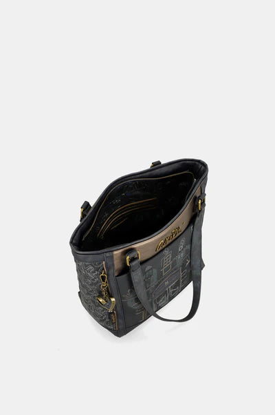 Shopper Anekke Contemporary con manici lunghi e tasca frontale