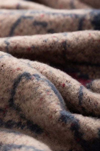 Sciarpa Anekke donna lunga in lana con cuori