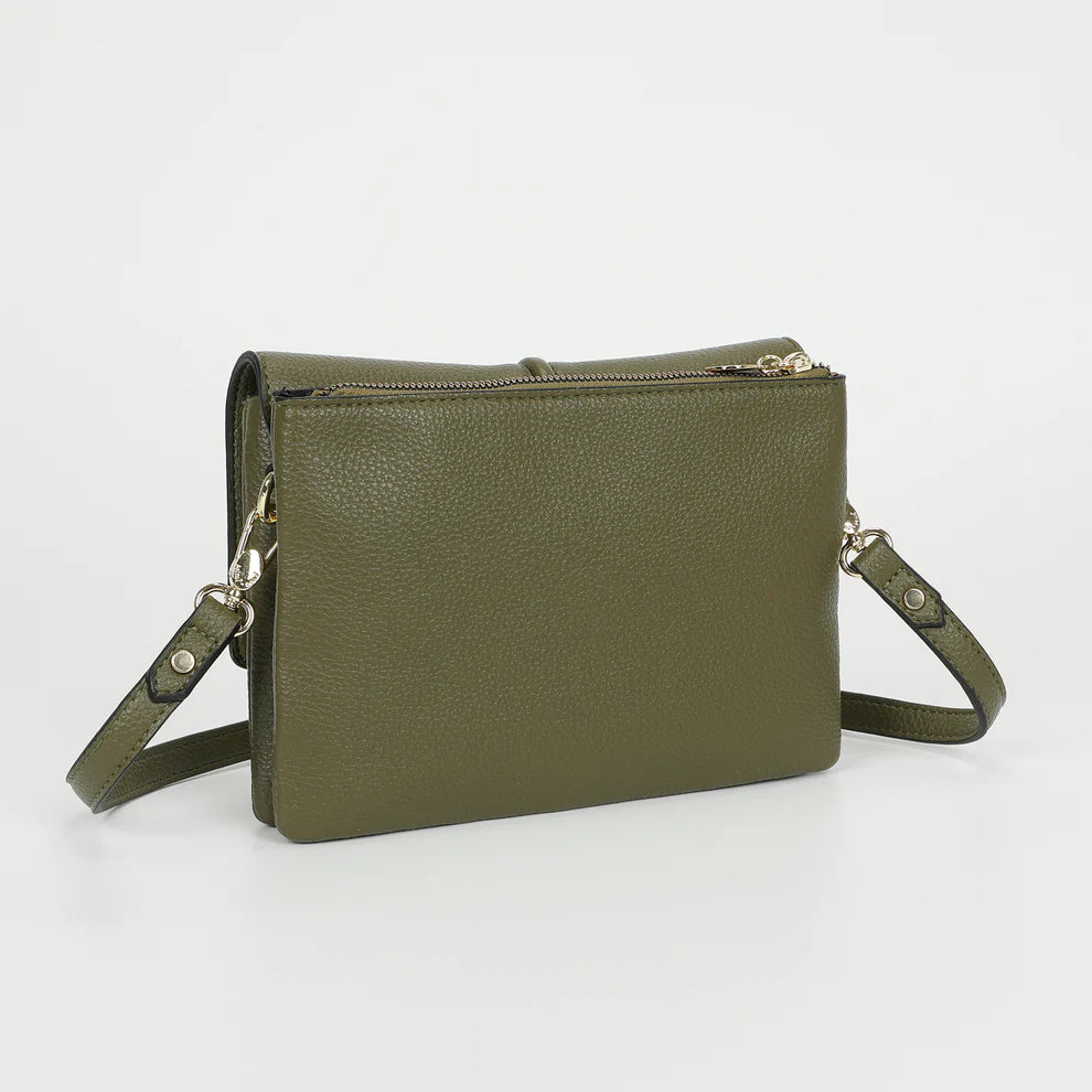 Mimi Mua borsa a tracolla compatta in ecopelle